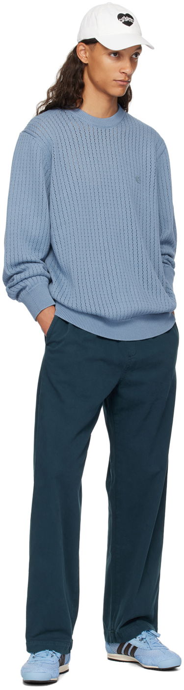 Sweater Carhartt WIP Caleb Knit Sweater Blå | I033714, 3
