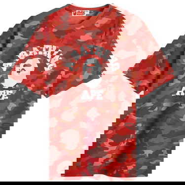 T-shirt BAPE A Bathing Ape Colour Camo College T-Shirt Rød | 001CSK301002M-RED, 0