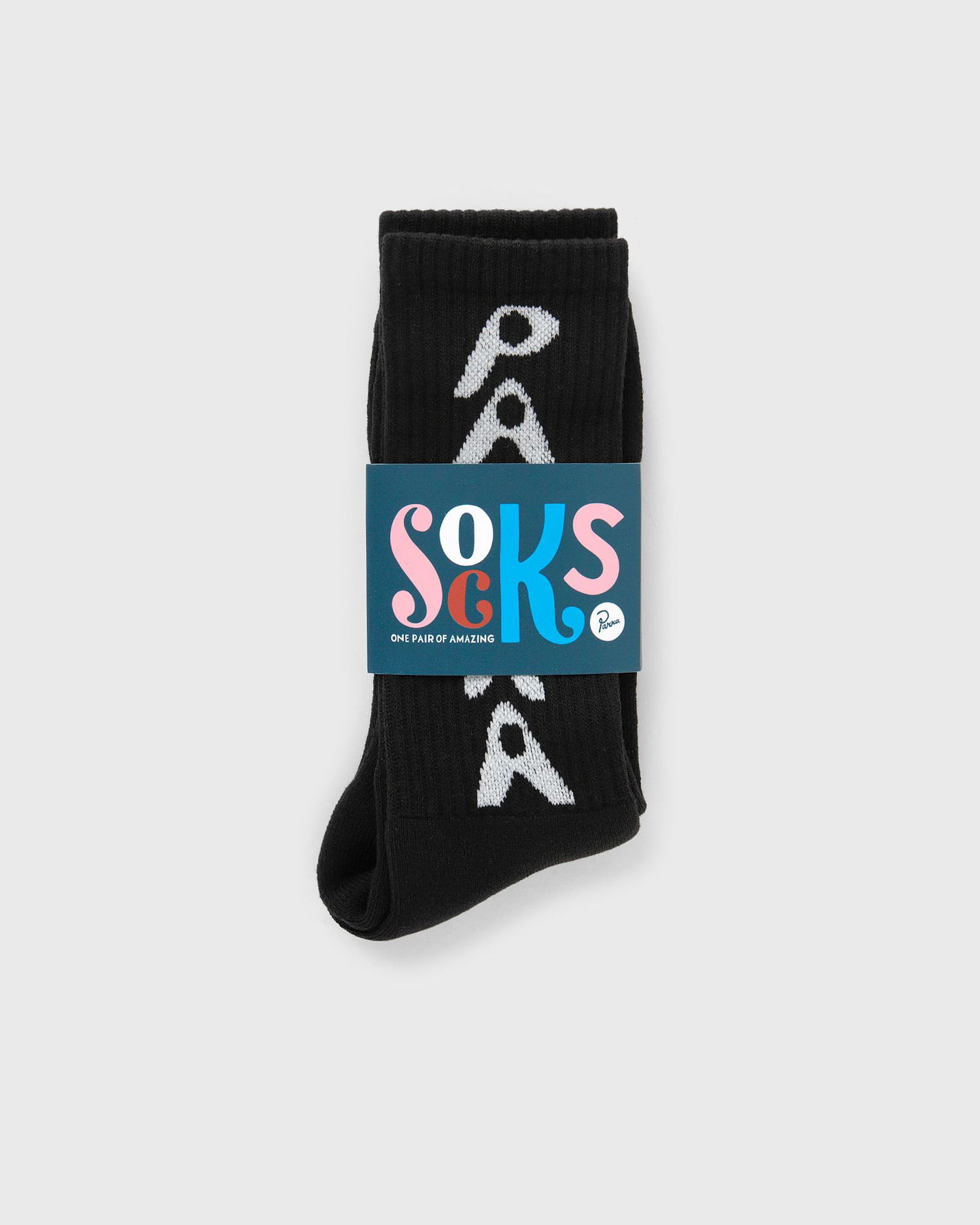Sokker By Parra Hole logo crew socks Sort | 51176, 0