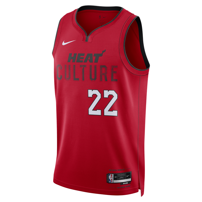 Jersey Nike Dri-FIT NBA Swingman Jimmy Butler Miami Heat City Edition 2024/25 Rød | FQ4348-661