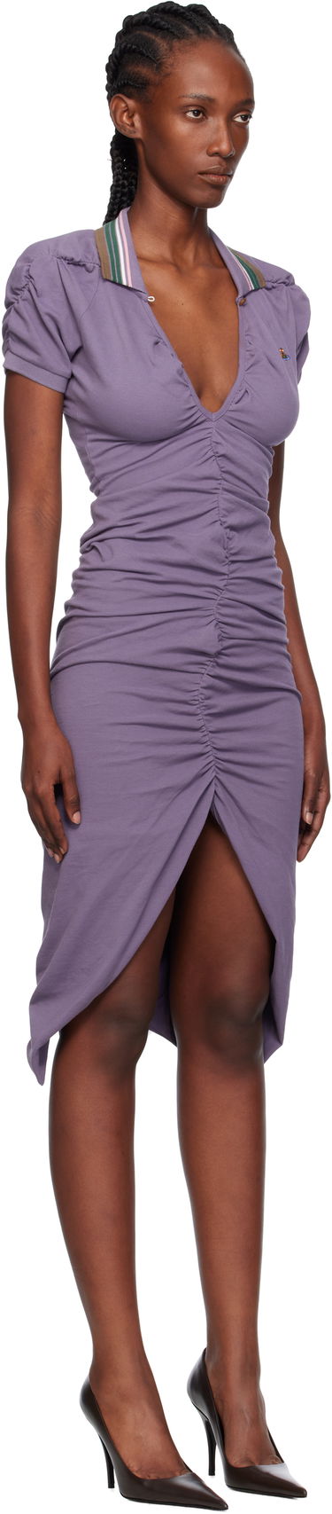Kjole Vivienne Westwood Vivienne Westwood Pulling Midi Dress Sort | 1601004S-J0009-, 4