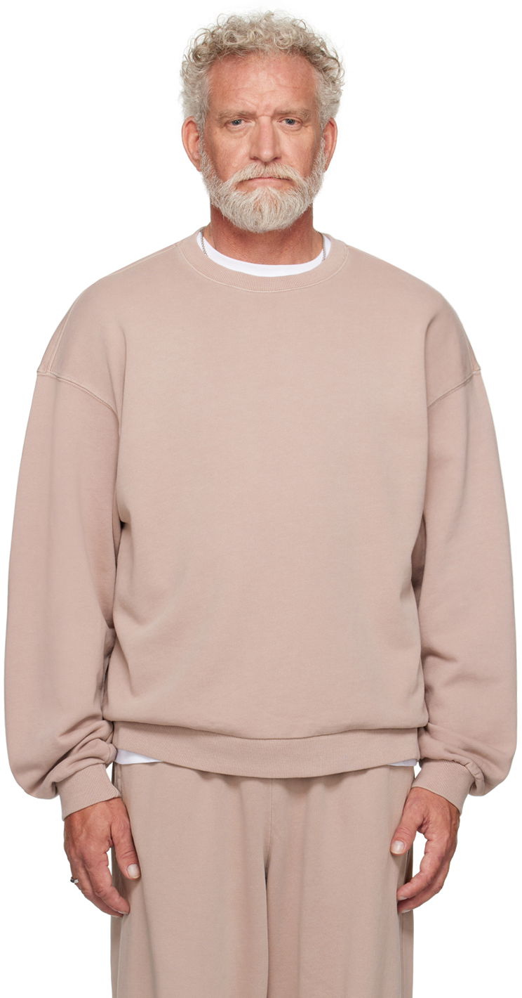 Sweatshirt SKIMS Terry Relaxed Crewneck Sweatshirt Beige | TP-PLO-5252M