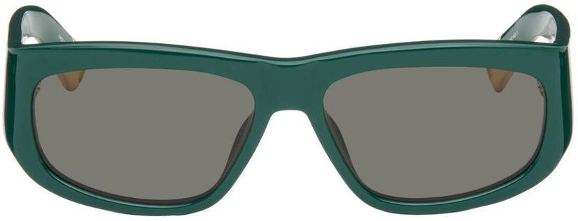 Solbriller Jacquemus 'Les Lunettes Pilota' Sunglasses Grøn | JAC2C3SUN