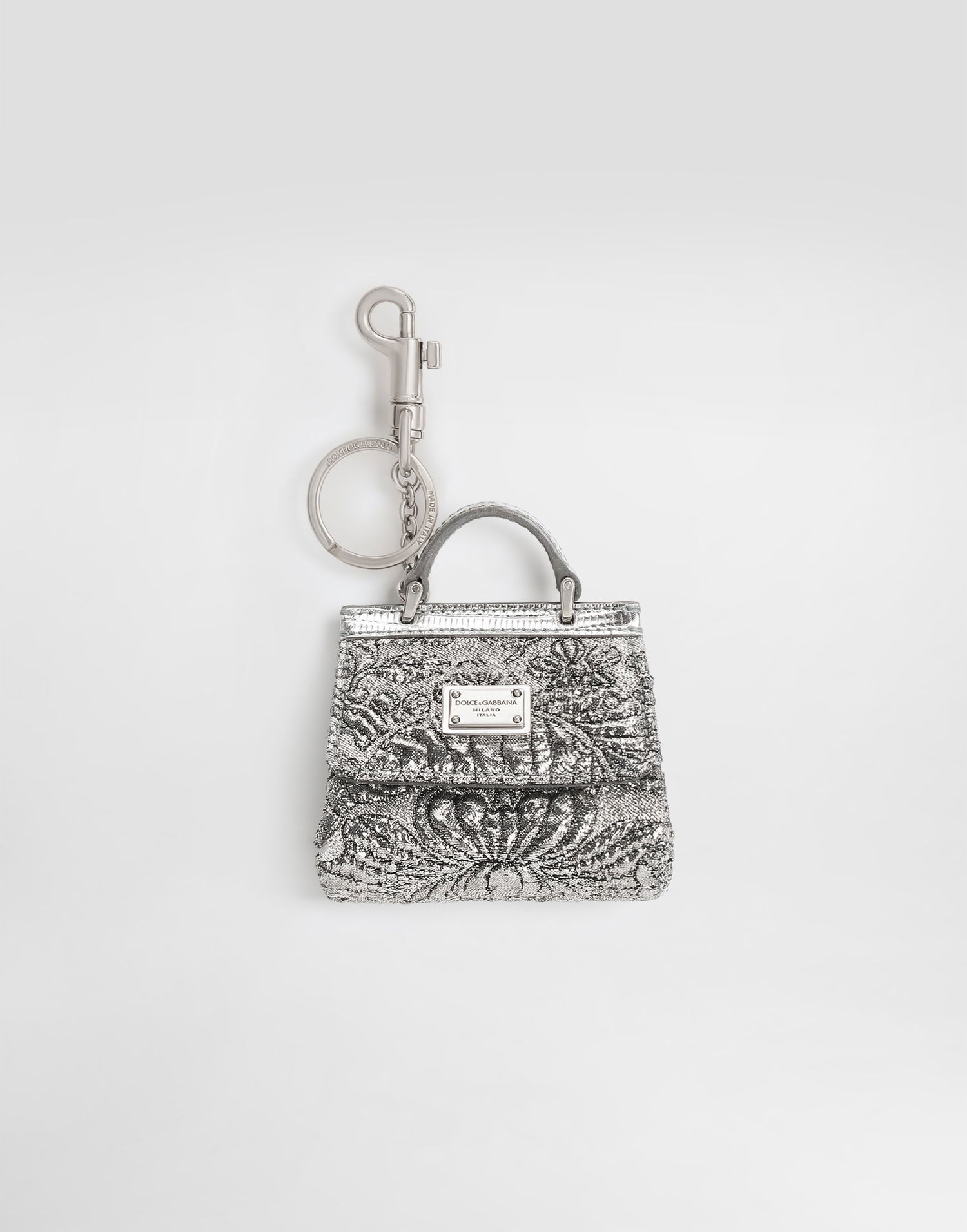 Nøgleringe Dolce & Gabbana Brocade Airpods Case Keychain Onesize Metalisk | BI3260AR81780998, 0