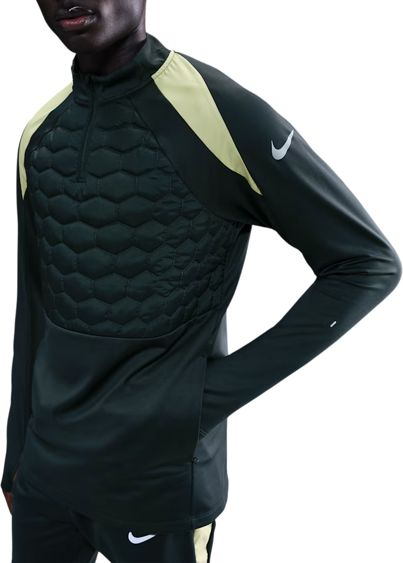 Sweatshirt Nike Therma-FIT Drill Quilted Half-Zip Long-Sleeve Top Flerfarvet | fz0566-390