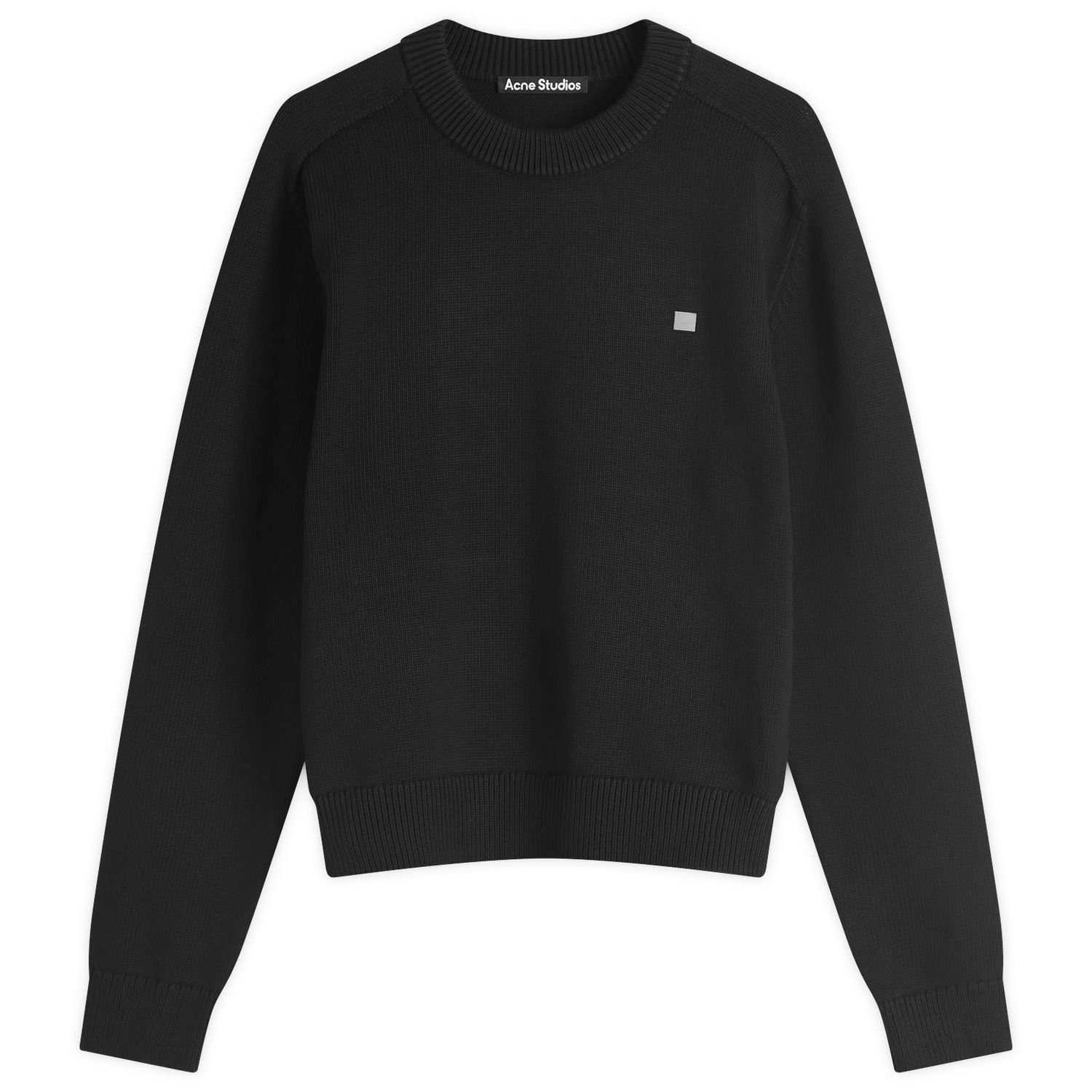Sweater Acne Studios Kolos Cotton Crew Sweat, Size X-Small Sort | C60102-900, 1