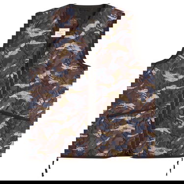 Vest TAION Military V-Neck Zip Down Vest Paint Camouflage Flerfarvet | TAION-001ZML-1-PCA, 0