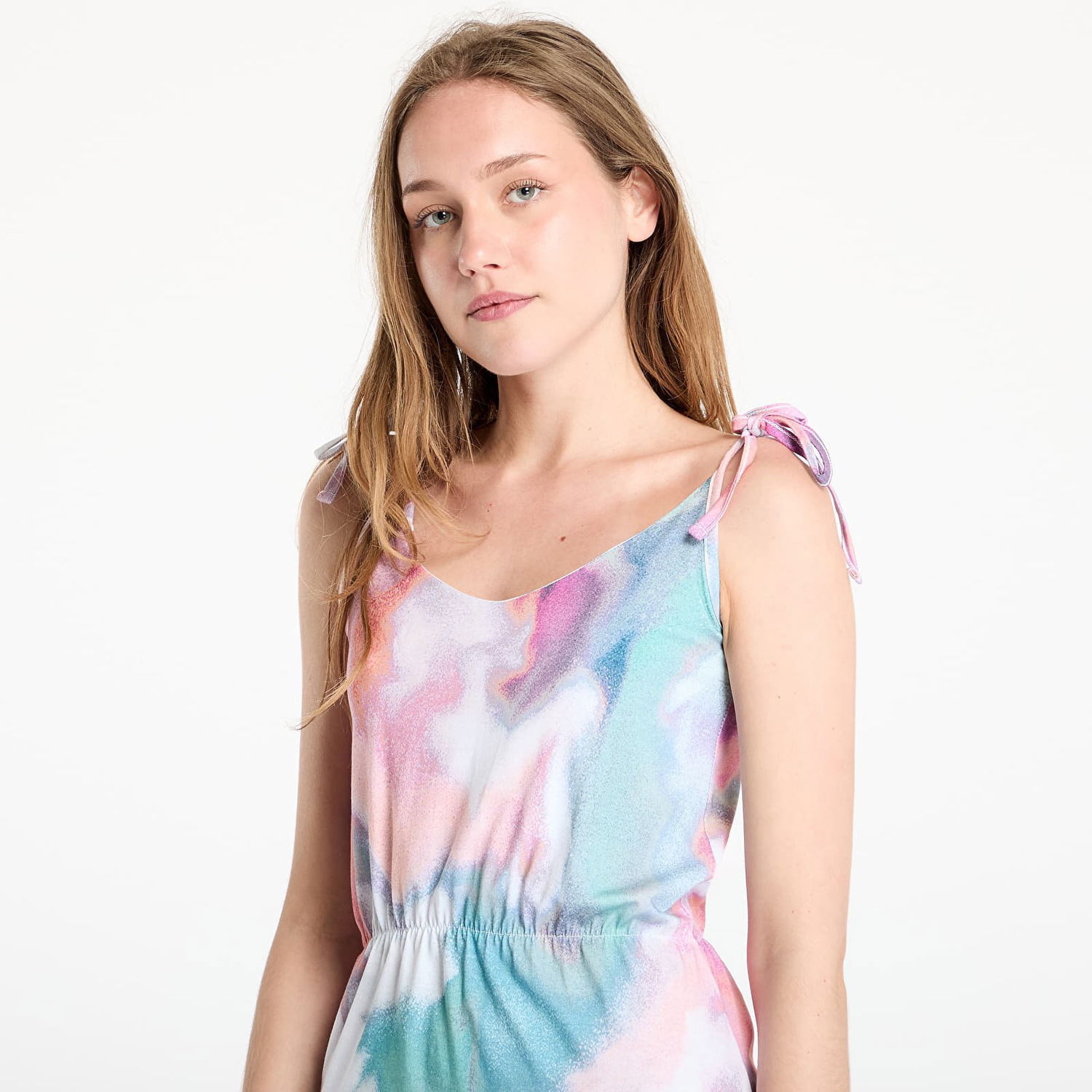 Kjole Horsefeathers Horsefeathers Keira Tie-Strap Dress Flerfarvet | SW906F, 1