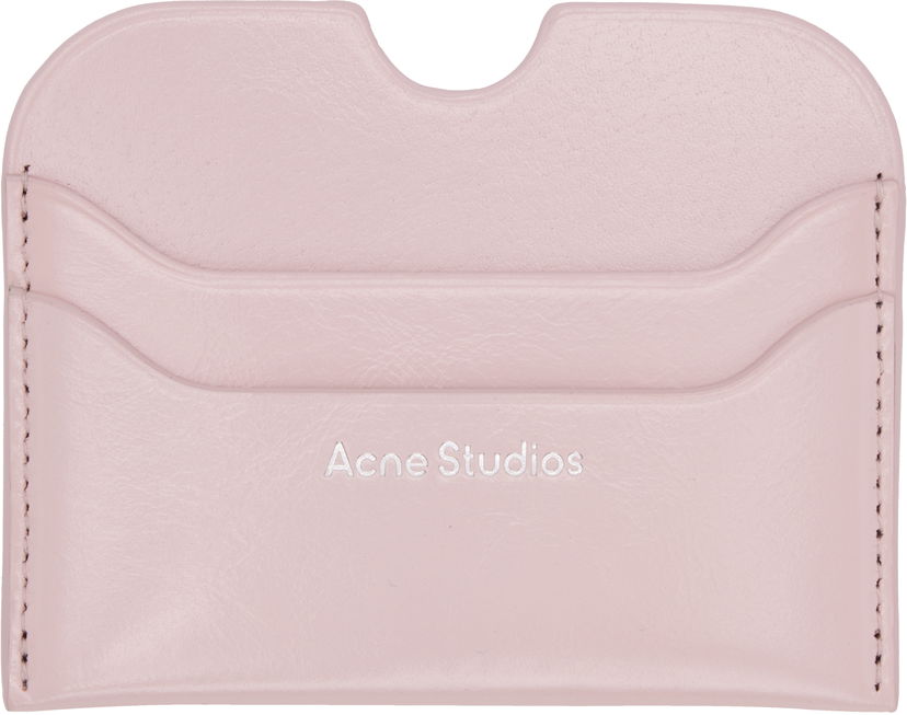 Tegnebog Acne Studios Acne Studios Leather Card Holder Lyserød | CG0274-