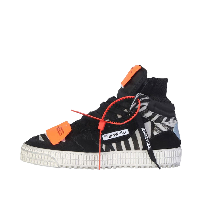 Sneakers og sko Off-White 3.0 Off Court High-Top Pony Zebra W Sort | OWIA112R21LEA0021001