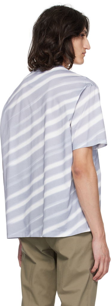 T-shirt Paul Smith Paul Smith Morning Light Stripe T-Shirt Grå | M1R-110Y-MP4287-40, 2