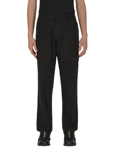 Cargo bukser Awake NY Embroidered Cargo Pants Sort | AWK-SP22-PA001 BLACK