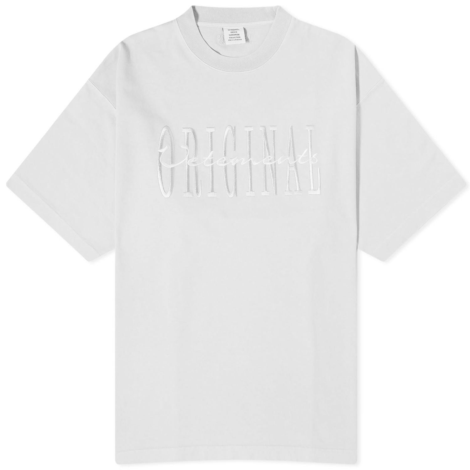 T-shirt VETEMENTS Original Logo T-Shirt Hvid | UE64TR190W, 0