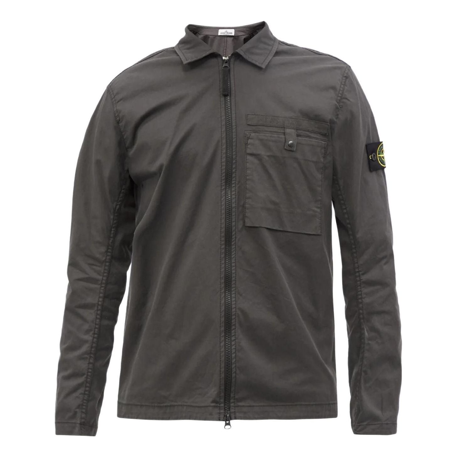 Skjorte Stone Island Supima Cotton Shirt Jacket Grøn | 761512619-V0065, 0