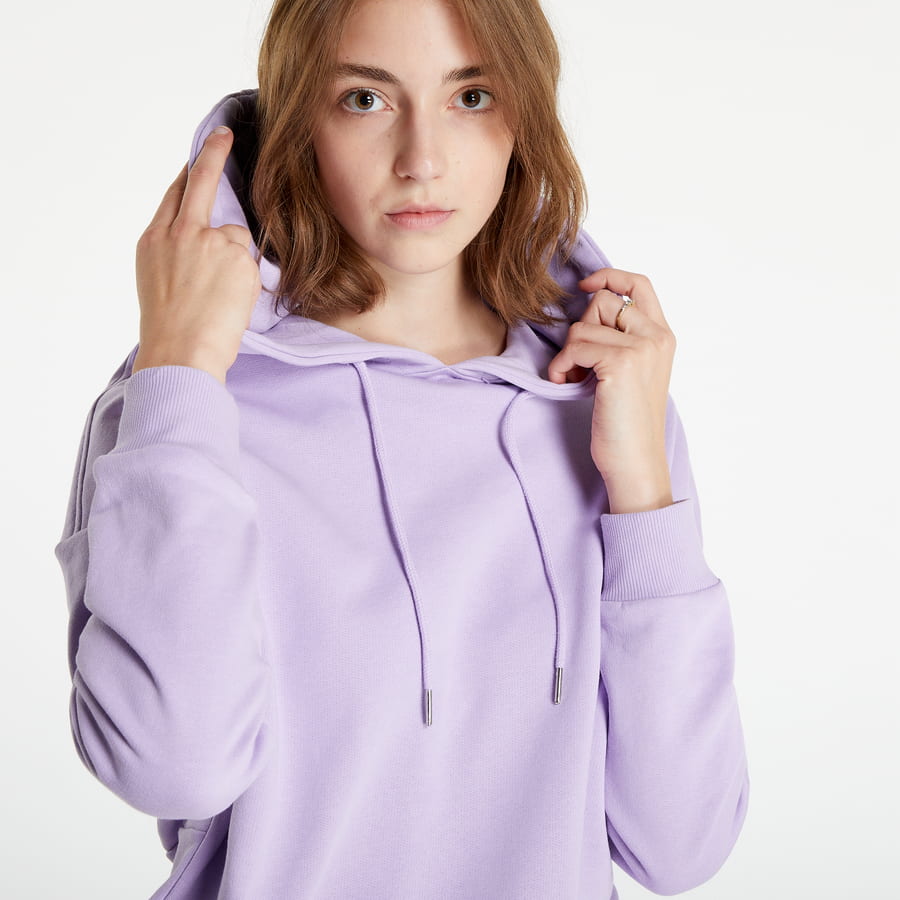 Sweatshirt Urban Classics Organic Oversized Terry Hoodie Dress Lilla | TB4094-Fialová, 1