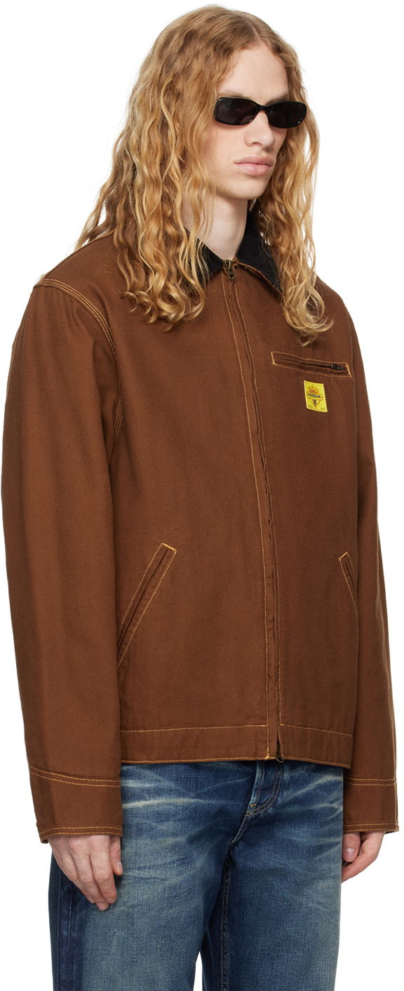 Jakke BBC IceCream ICECREAM Canvas Lined Work Jacket Brun | ICW003, 1