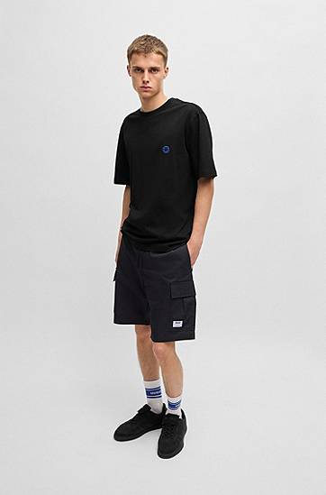 T-shirt BOSS Happy HUGO Jersey T-Shirt Sort | 50519984, 1