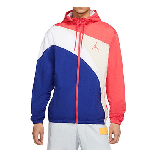 Vindjakke Jordan Jordan Jumpman Wave Logo Splicing Jacket Flerfarvet | CK6867-631