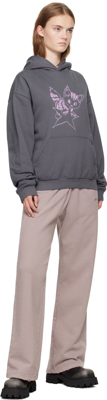 Sweatshirt We11done We11done Monster Fitted Hoodie Grå | WD-TH2-24-832-U-CH, 3
