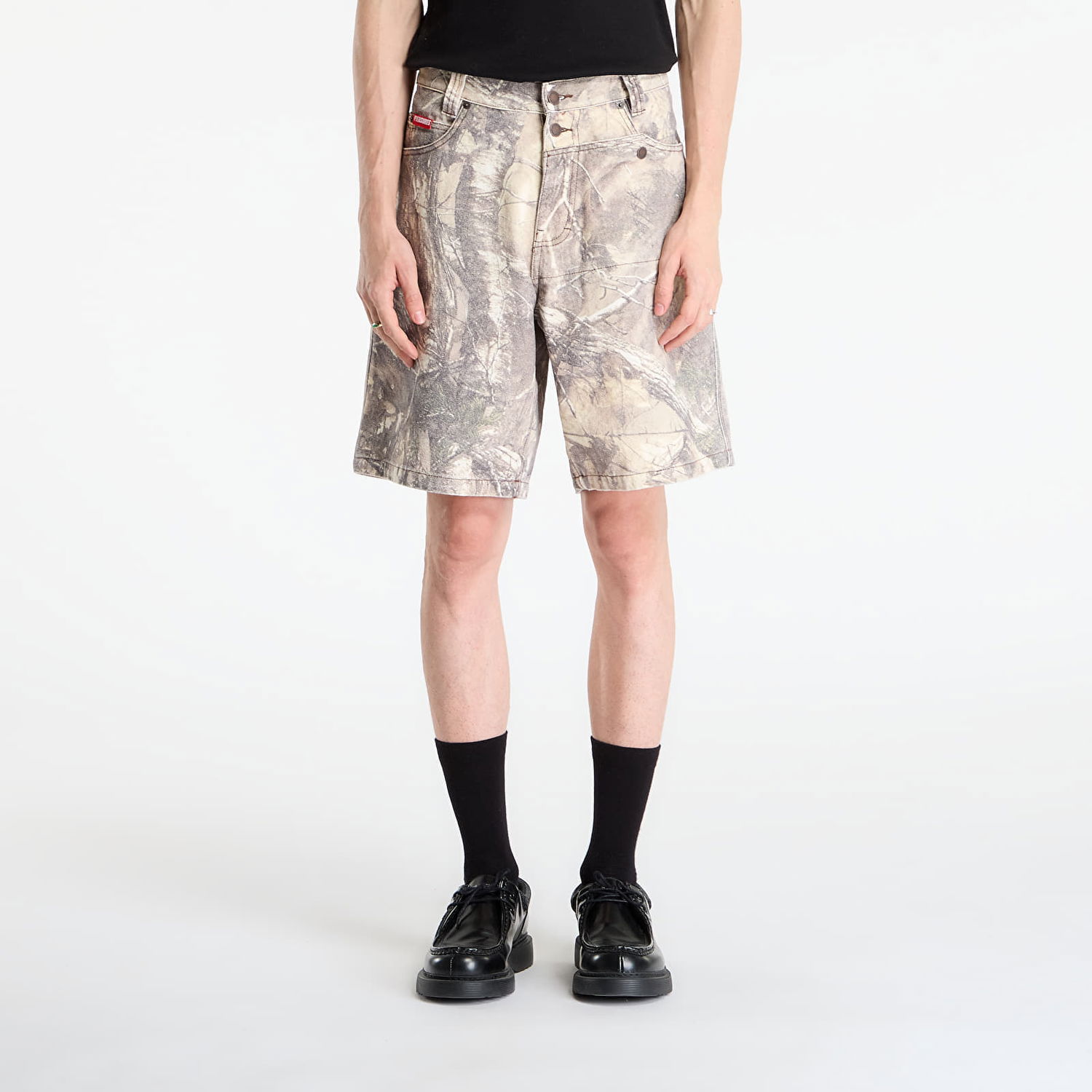 Shorts Pleasures Hunt Canvas Jorts Sand Camo Flerfarvet | P25F056-SAND, 0