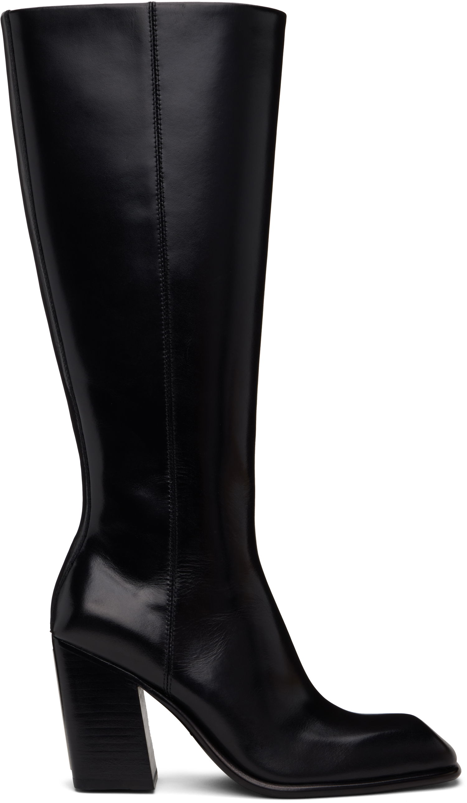 Tøj Alexander Wang Alexander Wang Throttle Knee-High Boots Sort | 30424B035, 0