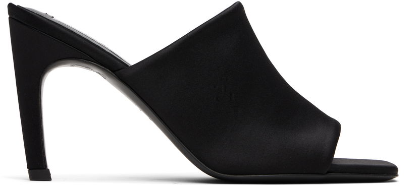 Kjole TOTEME TOTEME Bandeau Heeled Mules Sort | 253-WAS0245-FB0401