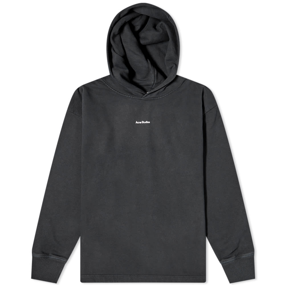 Sweatshirt Acne Studios Logo Hoody Sort | AI0083-900, 0