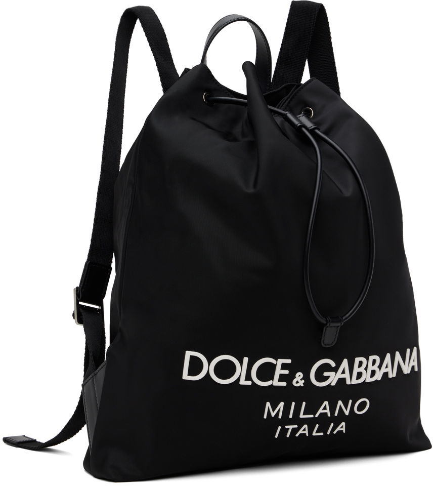 Rygsæk Dolce & Gabbana Drawstring Backpack Sort | BM2336AG182, 1