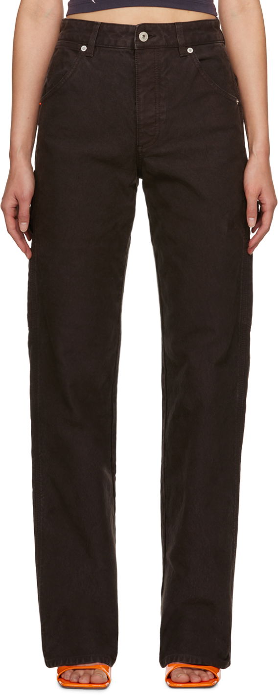 Bukser HERON PRESTON Carpenter Trousers Brun | HWCA036F23FAB0026000, 0
