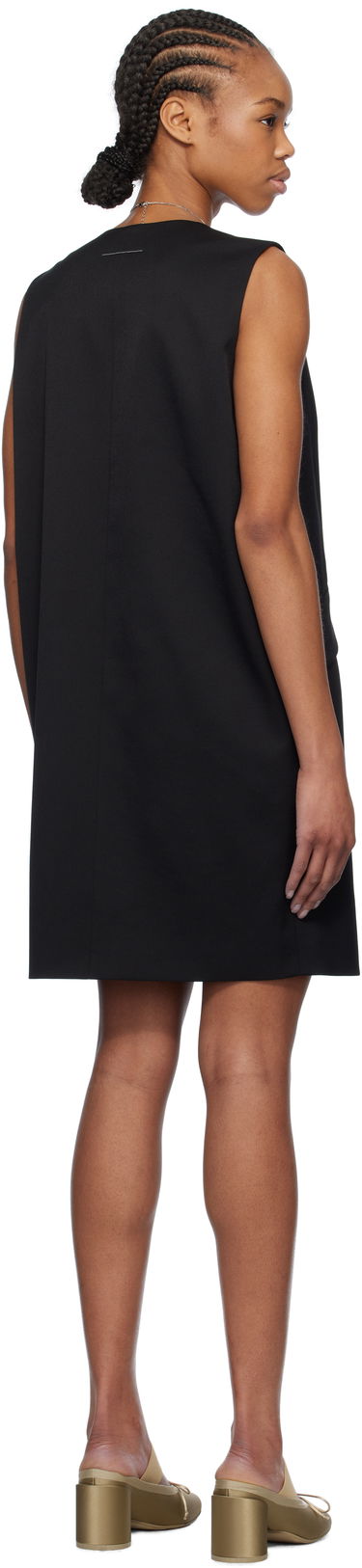 Kjole Maison Margiela Wool Minidress Sort | S52DA0046 M35153, 2