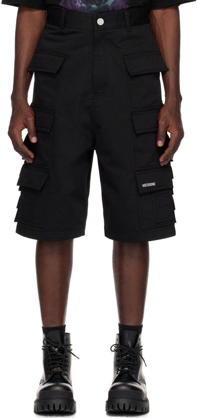 Shorts We11done We11done Flap Pocket Shorts Sort | WD-PT1-24-218-M-BK