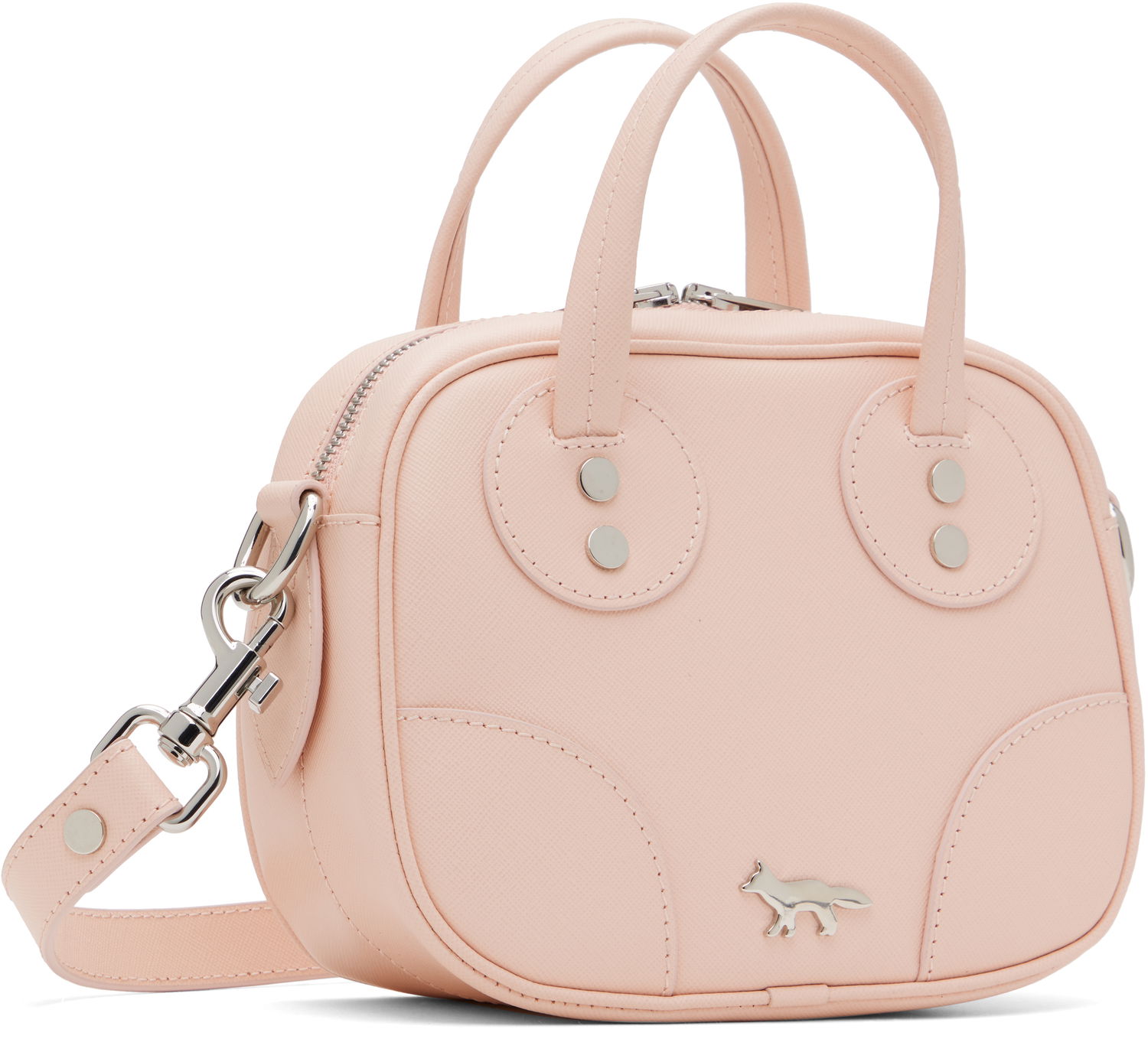 Håndtaske MAISON KITSUNÉ Maison Kitsuné Boogie Crossbody Bag Lyserød | LW05143LR0022, 1