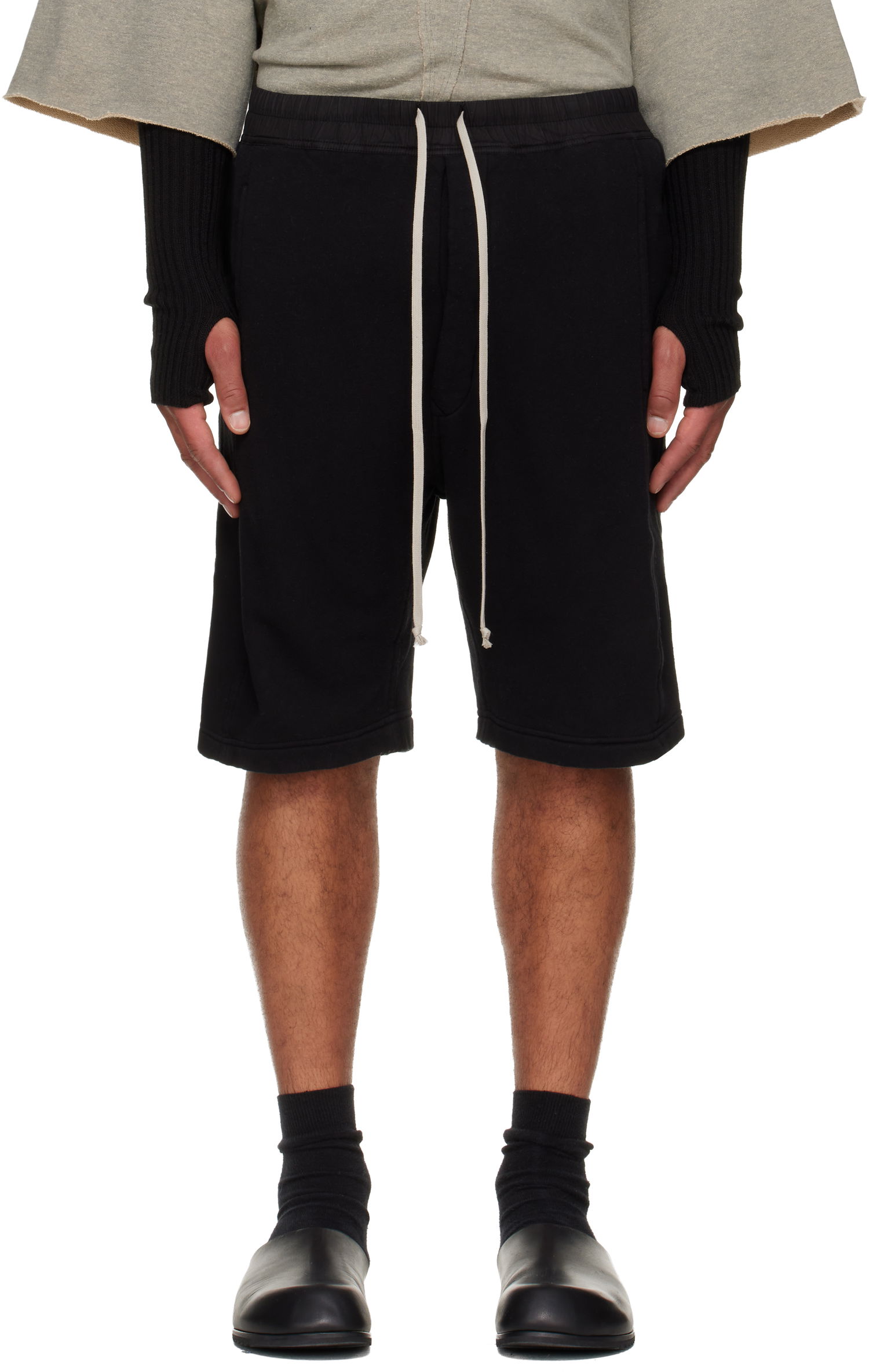 Shorts Rick Owens DRKSHDW Concordians Pusher Shorts Sort | DU02E7373 FSL, 0