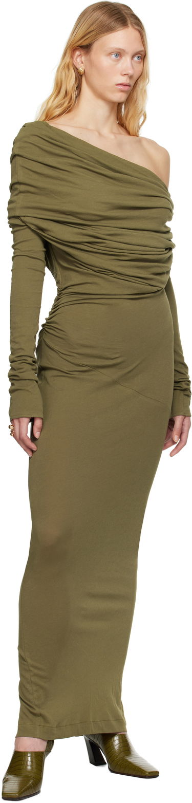Kjole Entire Studios Entire Studios Bound Maxi Dress Grøn | ESW-S25-6018-CA, 3