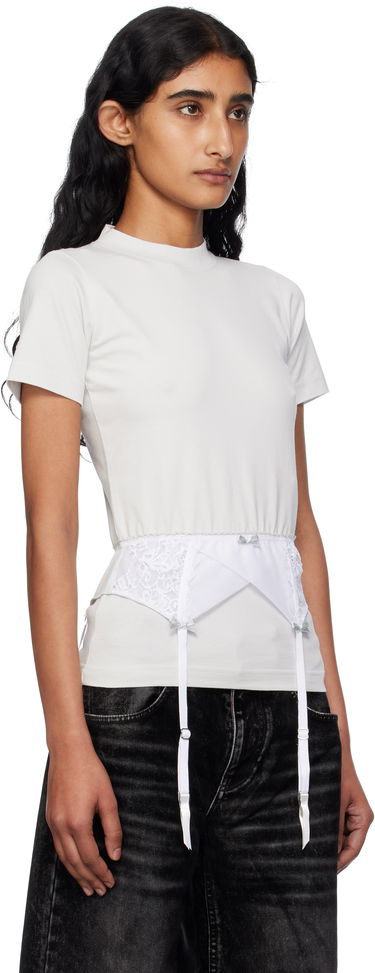 T-shirt Balenciaga Balenciaga Lingerie T-Shirt Hvid | 828869TNVB2, 1