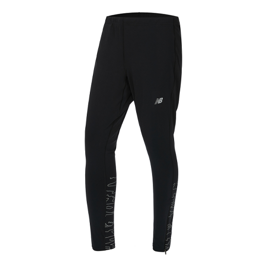 Joggingbukser New Balance Printed Accelerate Running Leggings Sort | MP11230-CMO