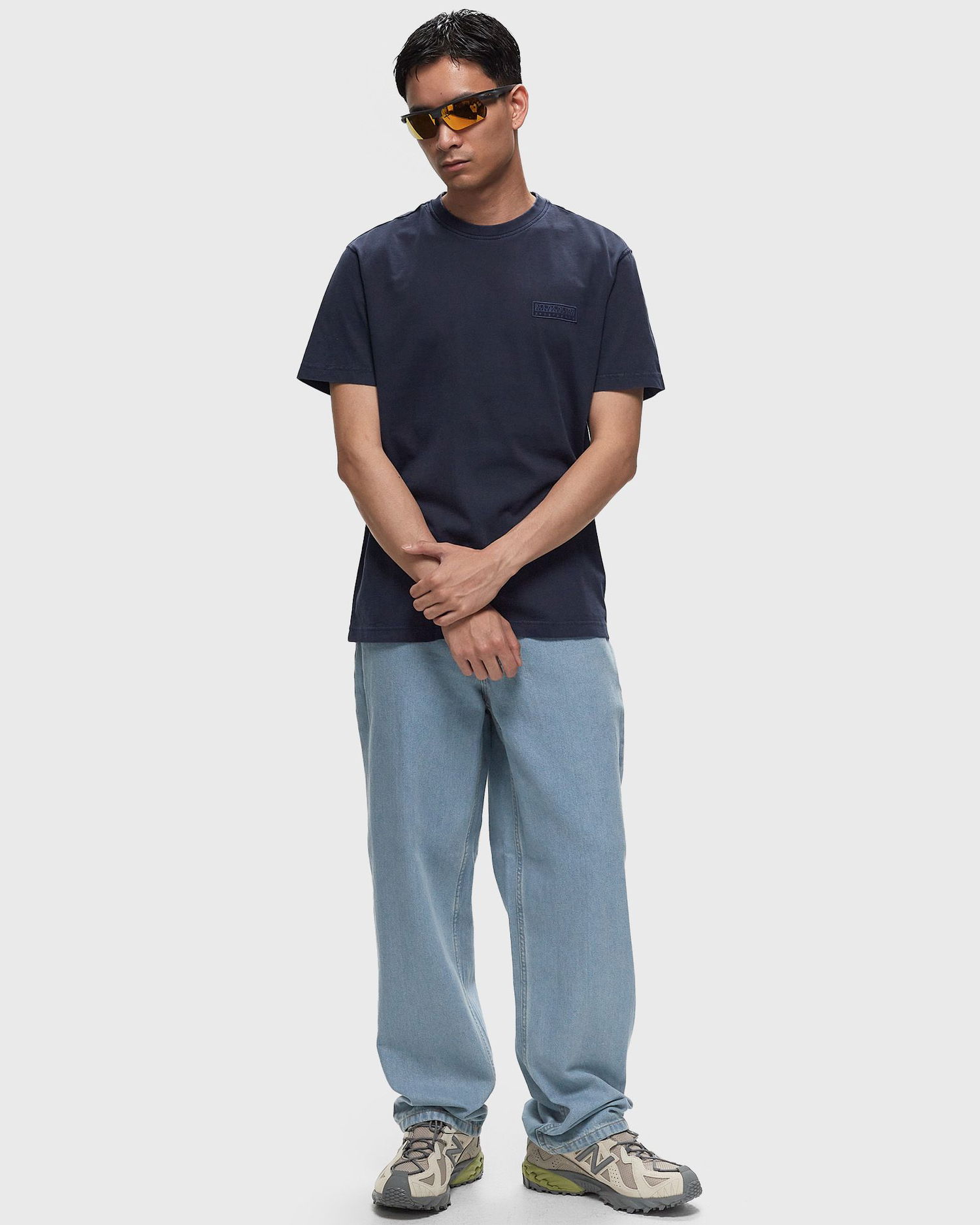 T-shirt Napapijri S-CASTOR SS TEE Blå | NP0A4I7Q1761, 1
