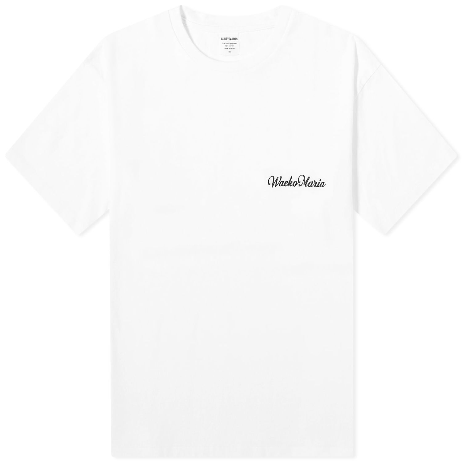 T-shirt WACKO MARIA Washed Heavyweight T-Shirt Hvid | 23FW-WMT-WT01-WHT, 0
