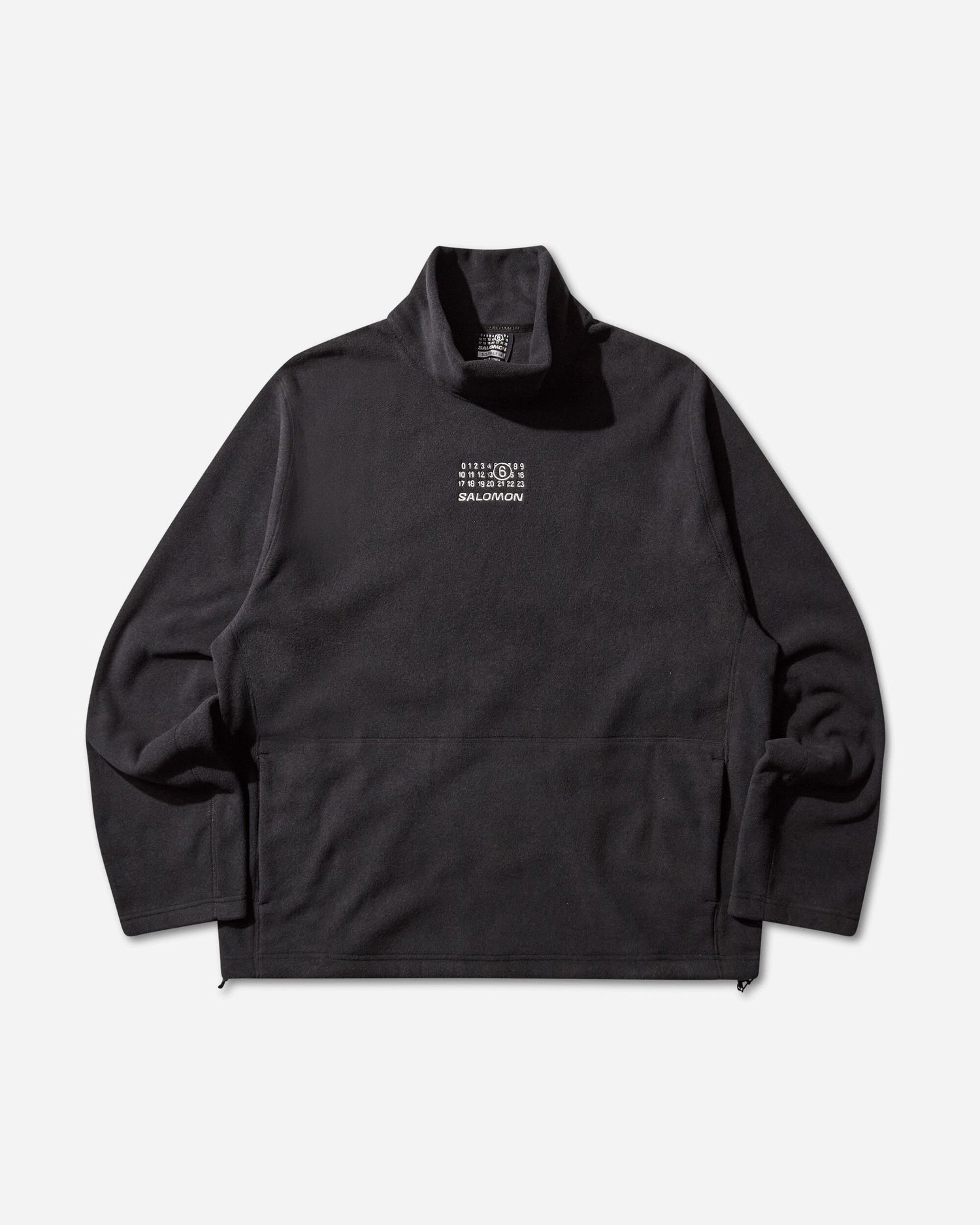 Sweatshirt Maison Margiela High Neck Longsleeve Fleece Pullover Sort | SH0NH0019 899, 0