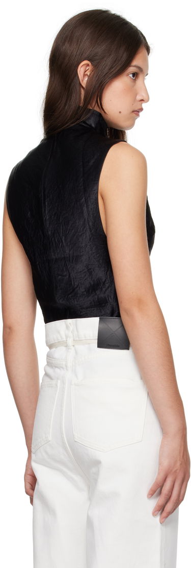 Tanktop Nanushka Nanushka Colson Sleeveless Turtleneck Top Sort | NW24FWTP35300, 2