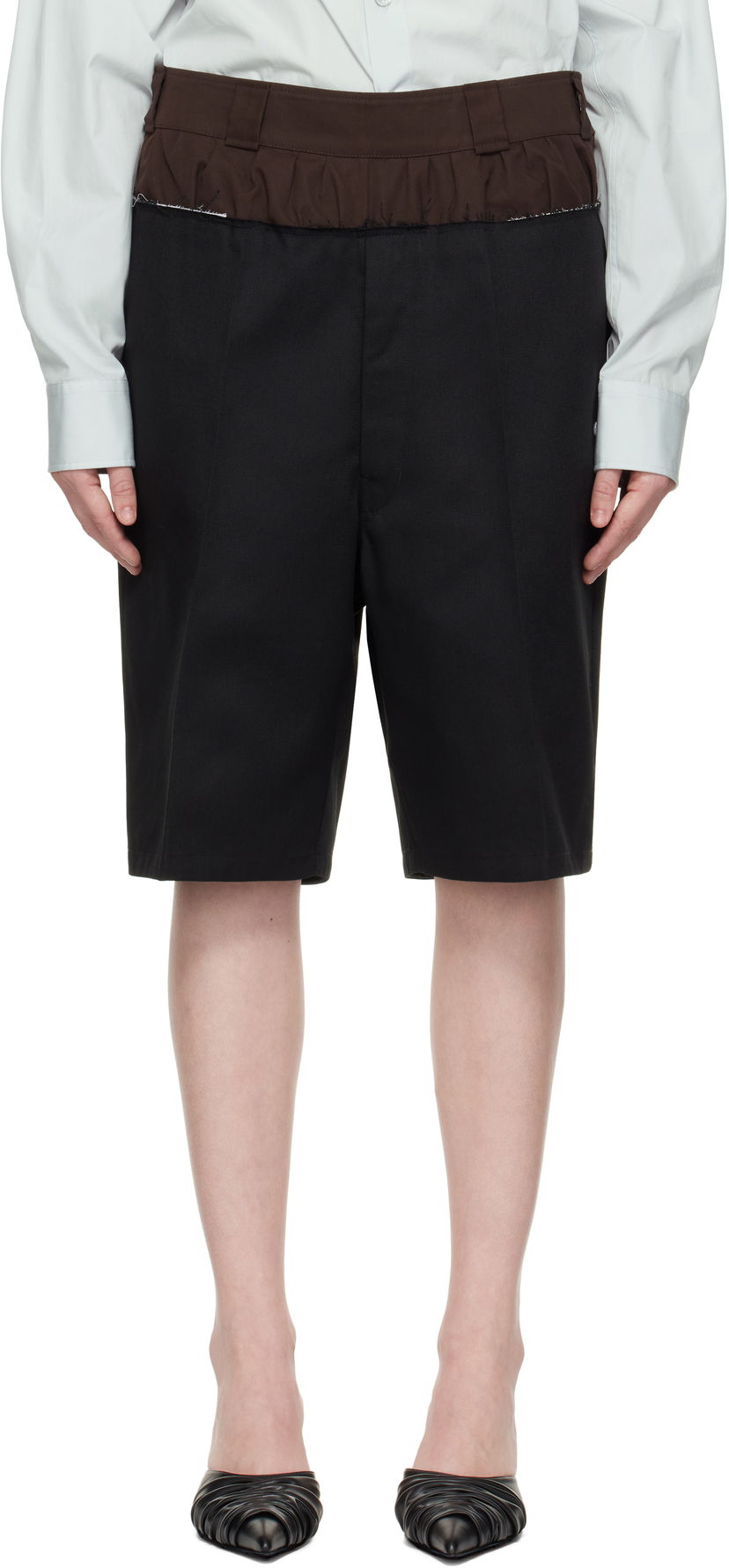 Shorts Maison Margiela Maison Margiela 'Anonymity Of The Lining' Tailored Shorts Sort | S51MU0070 MTN075