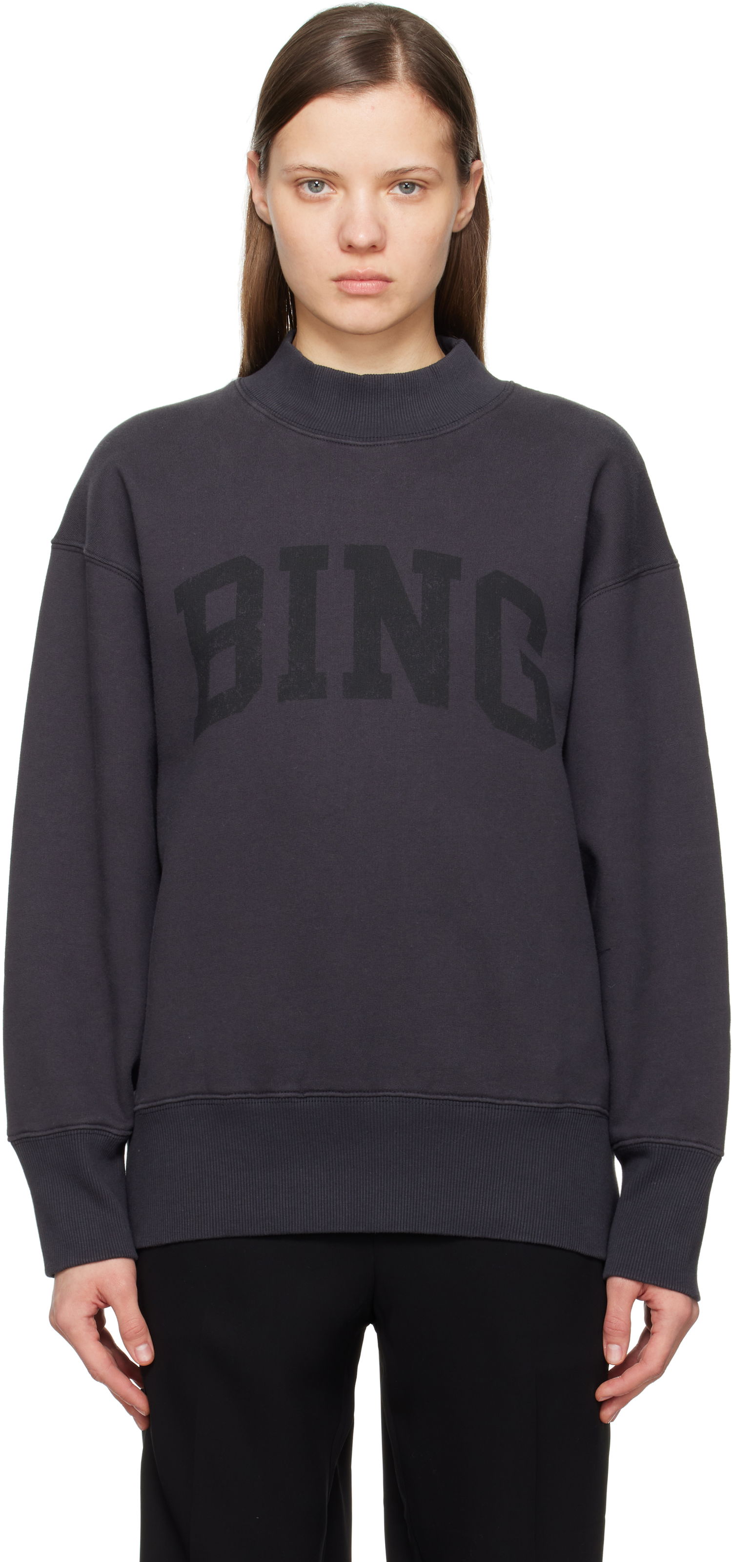 Sweater Anine Bing Anine Bing Bradie 'Bing' Sweatshirt Grå | A-08-10292-VTG1, 0