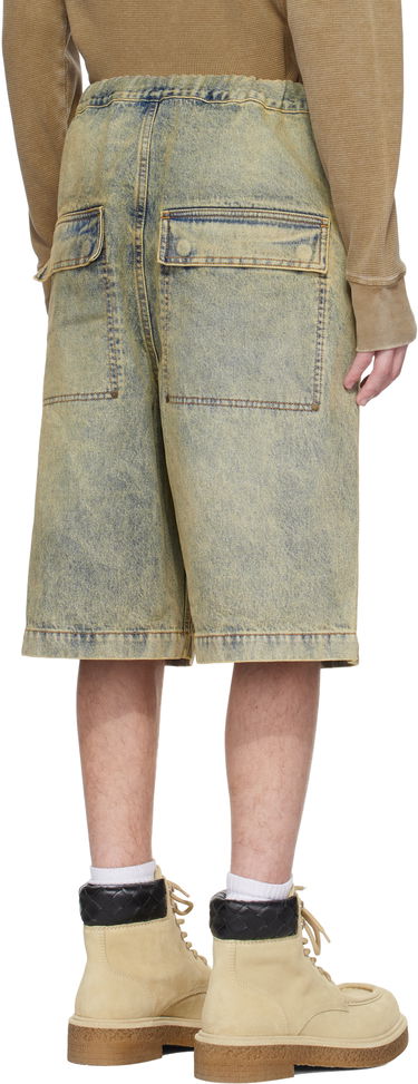 Shorts Entire Studios Entire Studios Spar Denim Shorts Gul | ESU-S25-11008-SW, 2