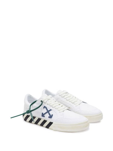 Sneakers og sko Off-White Low Vulcanized "Cotton White Blue Grey" Hvid | OMIA085S22FAB0010145, 1