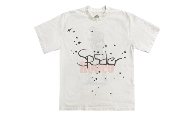 T-shirt Cactus Jack by Travis Scott Travis Scott Cactus Jack x Sp5der Days Before Rodeo II T-Shirt Size L Hvid | TRS2, 0