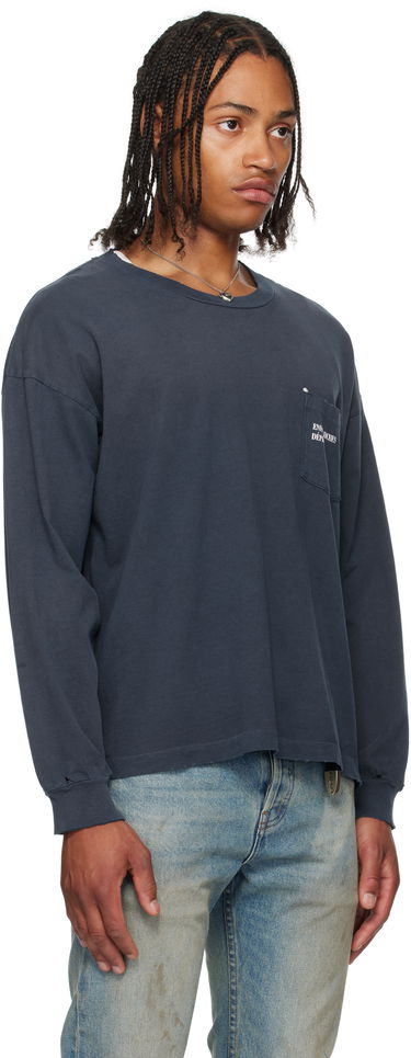 T-shirt Enfants Riches Déprimés Enfants Riches Déprimés Classic Logo Long Sleeve T-Shirt Mørkeblå | 010-860, 1