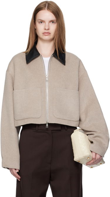 Jakke Nanushka Nanushka Phebe Cropped Jacket Beige | NW25PFJK12392, 0