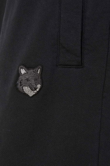 Polo skjorte MAISON KITSUNÉ Maison Kitsuné Bold Fox Head Patch Oversize Jog Shorts Hvid | MM01121KM0001, 4
