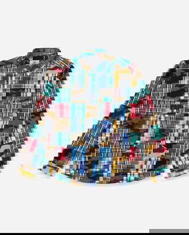 Skjorte BAPE Patchwork Shirt Flerfarvet | 1G30131005 MULTI, 0