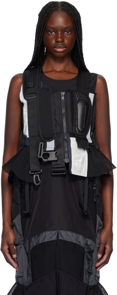 Vest Junya Watanabe Junya Watanabe Komine Protector Paneled Vest Sort | JO-V002-S25, 0